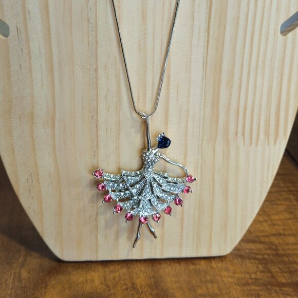 Ballet Dancer Necklaces Lot of 2 - Picture 2 of 9